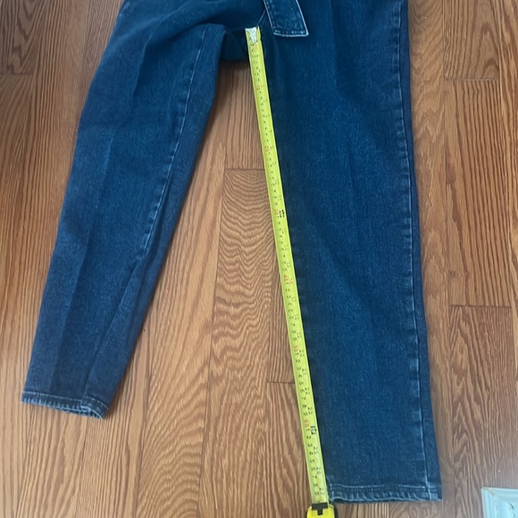 NWT SEZANE -Leandro Blue Denim Jeans with Tie Belt - Picture 8 of 10